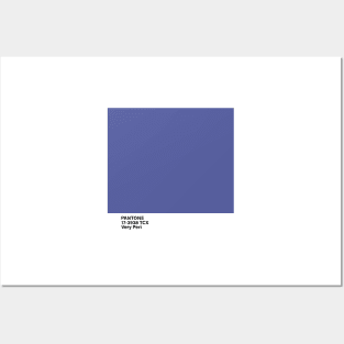 pantone 17-3938 TCX Very Peri, year 2022 Posters and Art